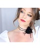 chokery Mały jedwabny choker 1