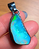 wisiory Aurora borealis- opal w wisiorku 2