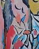 obrazy Kolorowy obraz  do salonu panny z awinione pablo picasso 4