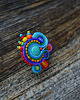 pierścionki - różne Bajkowy pierścionek soutache 1
