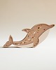 lampy do pokoju dziecka Drewniana Lampka Delfin - Brown 4