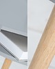 stoliki kawowe Stolik nocny Igloo Wood szary dąb 50cm 4