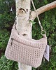 torby na ramię Torebka w stylu boho z bawełny farbowanej roślinami BEIGE 2
