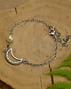 bransoletki wire wrapping Bransoletka perła wire wrapping księżyc półksiężyc 2