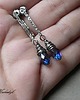 kolczyki wire wrapping Krokodyle łzy   -kolczyki 3