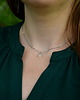 wisiory Delikatny naszyjnik kropla amazonit wire wrapping 3