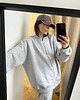 bluza bez kaptura damska Bluza Bomber grey na zamek 9