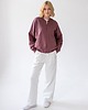 bluza bez kaptura damska Bomberka Sporty Chic Rose Brown 2