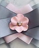 broszki Pudrowa  Brosza  z różowym kwiatem  3d NOWOŚĆ 5