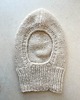 czapki damskie Kominiarka Balaclava z alpaki i merynosa ecru z nutą beżu 4