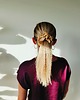 gumki do włosów Gumka jedwabna, scrunchie, frotka warm gold MAXI 1