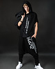 spodnie dresowe damskie Czarne wygodne spodnie baggy  NO RULES unisex 9