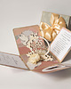 kartki scrapbooking 55 rocznica ślubu, szmaragdowe gody, exploding box, kartka 3d 2