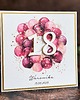 kartki scrapbooking Elegancka kartka urodzinowa na dowolne urodziny z cyfrą 3D 1