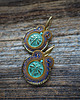 kolczyki soutache Małe kolczyki sutasz z motywem ważki 5