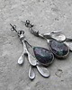 kolczyki wire wrapping Zoizyt -  gałązki  - kolczyki 1