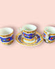 filiżanki Zestaw do kawy Kutahya, porcelanowy 6 sztuk filiżanki 60ml 1