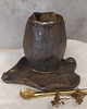 kubki Unikatowy kubek  ceramiczny Matero 400ml do yerba mate +spodek liść 4