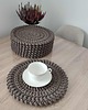 podkładki do kuchni Komplet szydełkowych podkładek pod talerze ze sznurka 8szt-32cm 6