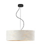 lampy wiszące Minimalistyczna lampa wisząca do salonu z abażurem HAJFA MARMUR fi 60 cm 6