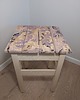 stołki Drewniany taboret stołek w pastelowych kolorach art deco 5