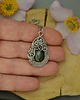 wisiory Wisiorek oryginalny labradoryt wire wrapping 4
