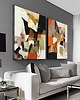 obrazy Nowoczesny duży obraz do salonu lub antresoli 80x160cm dyptyk IMAGINANDO 4