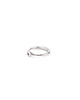 pierścionki srebrne Little GEM / glossy silver with amethyst 2