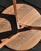 stoliki kawowe Stolik z mosiężnymi pinami - Vintage Oak 5