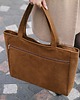 torby na ramię Torba NA LAPTOP Shopper z nubuku tapicerskiego w kolorze camel 2