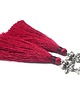 kolczyki wire wrapping Boho - flower /szkarłat/  - kolczyki 1