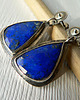 kolczyki wire wrapping lapis lazuli-duże krople-rezerwacja 2