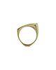 pierścionki złote BLOW RING / satin brass 2