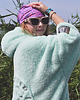 bluza z kapturem damska Poncho Biggy Pastel Mint 4