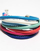 bransoletki - inne Bransoletka - Kolorowa - rzemienie, wegańska 3
