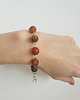 bransoletki z kamieni naturalnych Bransoletka FANABERIA kulki, jaspis, opal różowy, howlit, rodonit 4