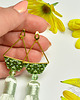 kolczyki chwosty Vasaros - zielone, kolczyki z chwostami, beading 3