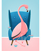 grafiki i ilustracje flaming  poster 1