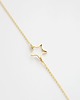 bransoletki złote 16k Gold Plated Open Star Bracelet 1