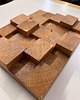 kafle i panele Trójwymiarowy drewniany panel ścienny 3D 25x20 cm 5