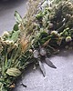 kolczyki z kamieniami Kolczyki naturalny Cytryn kamień dobrobytu piórko księżyc 2