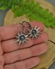 kolczyki wire wrapping Kolczyki słoneczka niebieski labradoryt wire wrapping 5