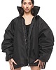 kurtki damskie Kurtka typu bomber oversize czarna 7