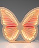 dekoracje świetlne Lampka UNKY Motyl różowo-szary 2