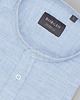 koszule męskie Męska koszula ze stójką limina 00491 błękit tailored fit 1