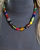 korale Vintage style elegancki naszyjnik ze szkła weneckiego multicolor Prezent lux 7