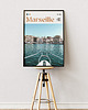plakaty Minimalistyczny plakat Marsylia Francja  3