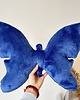 poduszki z grafiką Poduszka Dekoracyjna Motyl Głęboki Niebieski 2