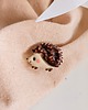 przypinki Pin przypinka jeż, jeżyk, boho akcesoria z jeżykiem, rustykalne dodatki 1