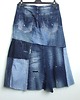 spódnice maxi Patchworkowa spódnica jeans r.44 3